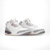 Angled front view of a full pair of Air Jordan 3