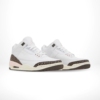 Angled front view of a full pair of Air Jordan 3