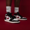On-foot of the Air Jordan 1