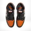 Top-down view of the Air Jordan 1