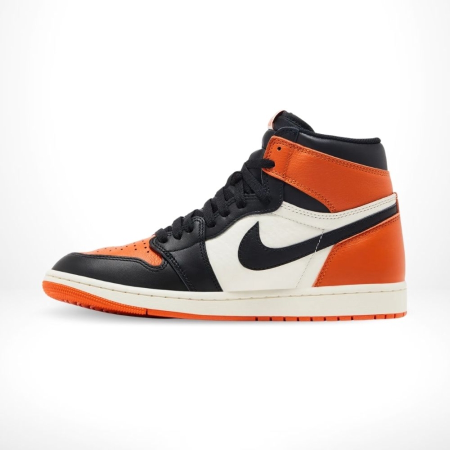 Medial side view of the Air Jordan 1