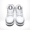 Top-down view of the Air Jordan 3