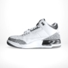 Medial side view of the Air Jordan 3