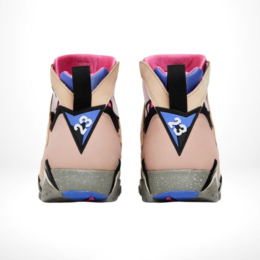Rear view of the Air Jordan 7