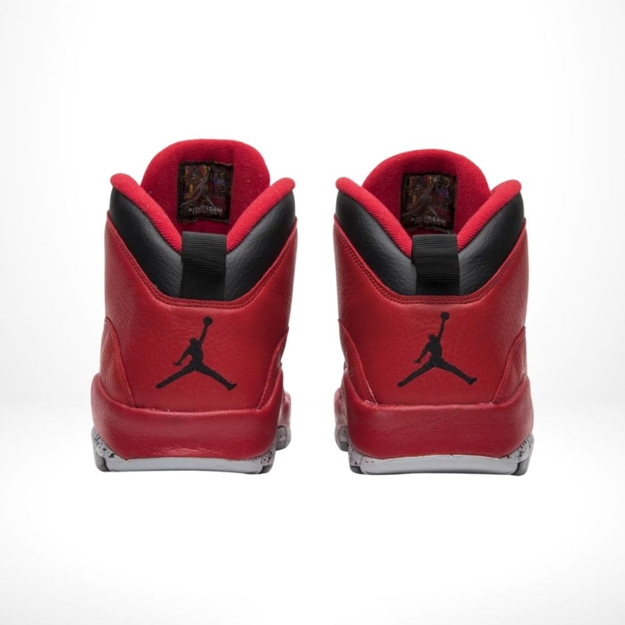 Rear view of the Air Jordan 10
