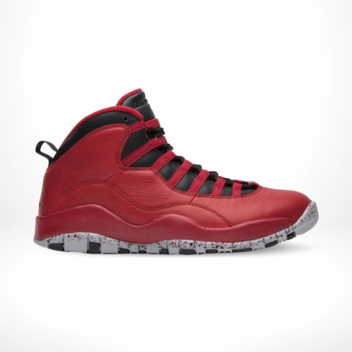 Side view of the Air Jordan 10