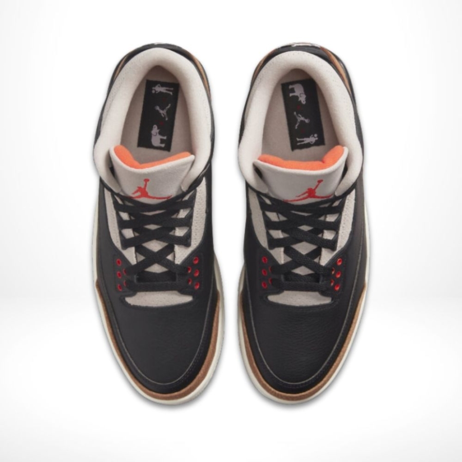 Top view of Air Jordan 3