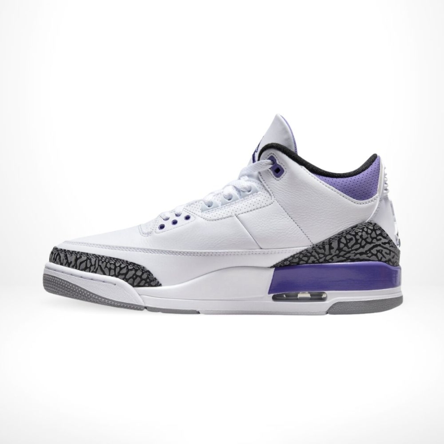 Side profile of Air Jordan 3