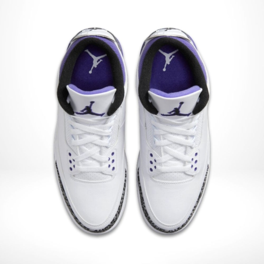 Top view of Air Jordan 3