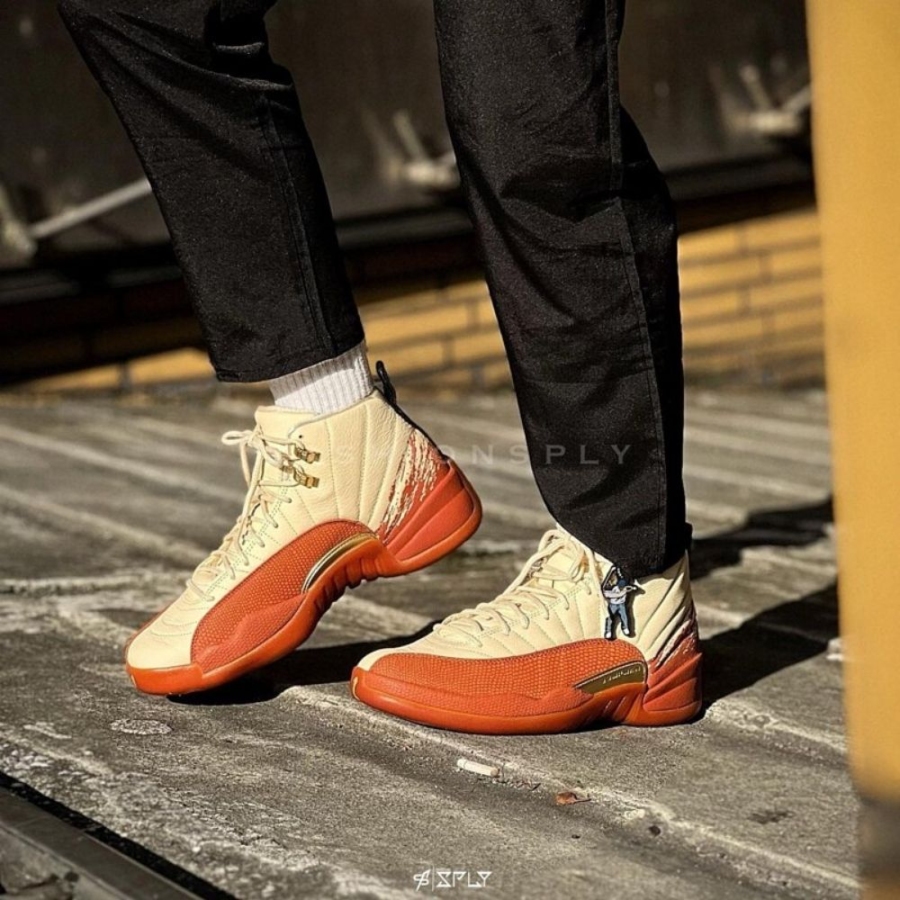 Real lifestyle image of Air Jordan 12