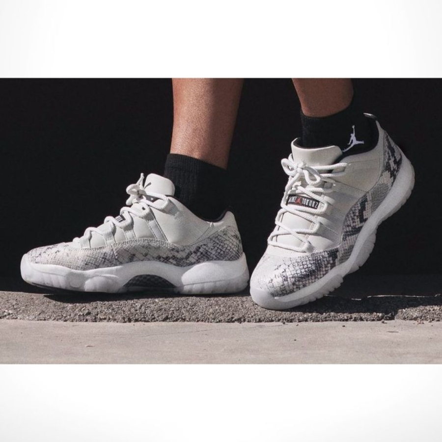 Real lifestyle image of Air Jordan 11