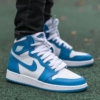 Real lifestyle image of Air Jordan 1