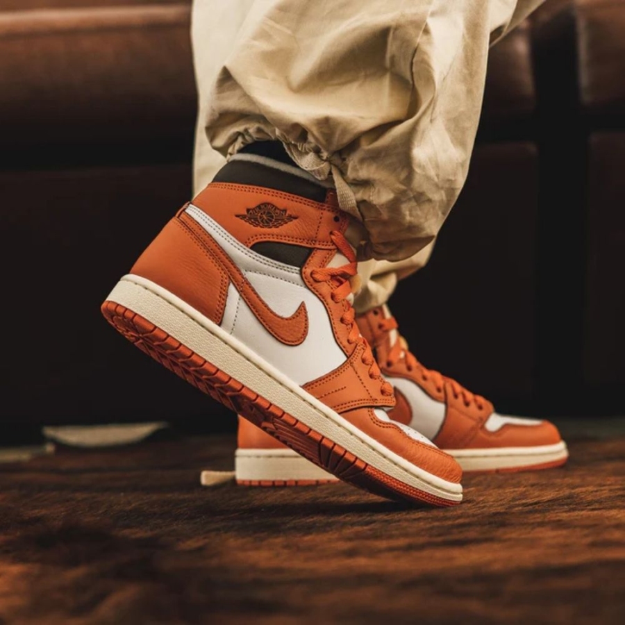 Real lifestyle image of Air Jordan 1