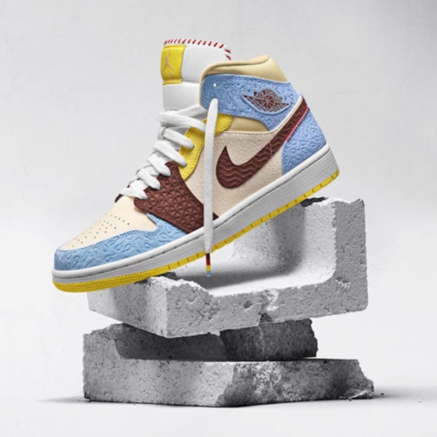 Real lifestyle image of Air Jordan 1