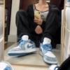 Real lifestyle image of Air Jordan 1