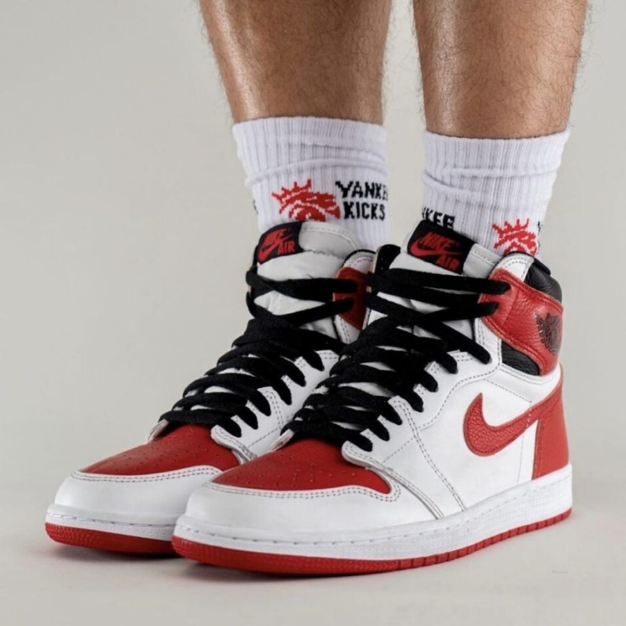 Real lifestyle image of Air Jordan 1