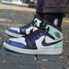 Real lifestyle image of Air Jordan 1