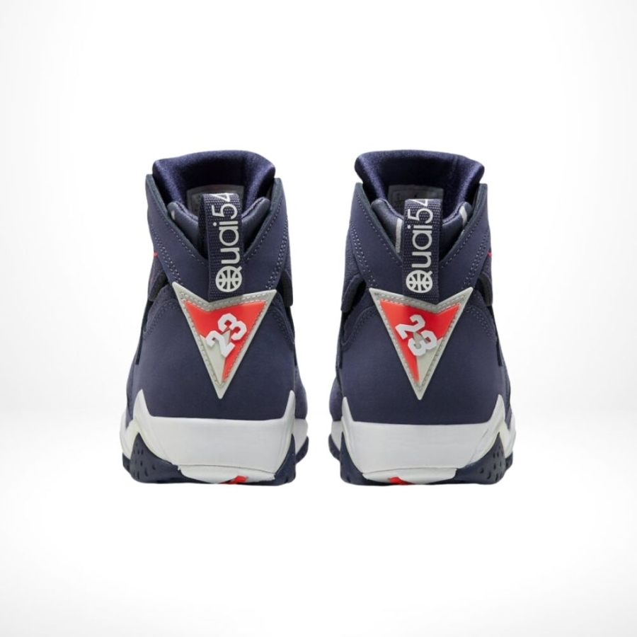Rear view of Air Jordan 7