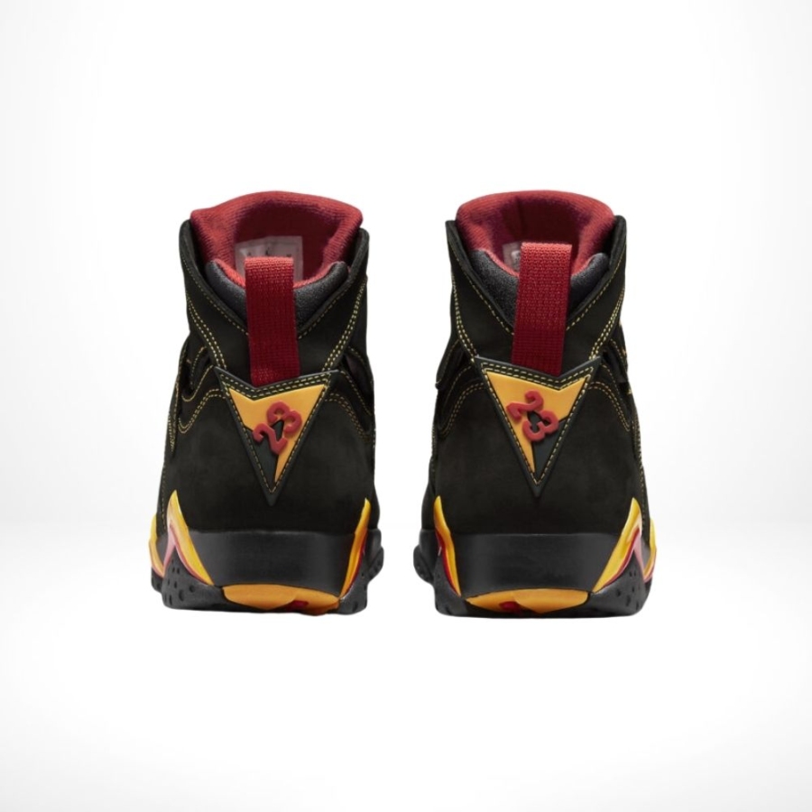 Rear view of Air Jordan 7