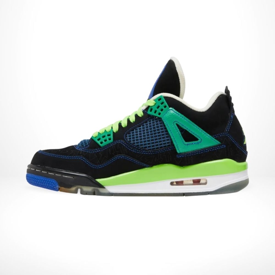 Side profile of Air Jordan 4