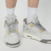 Real lifestyle image of Air Jordan 4