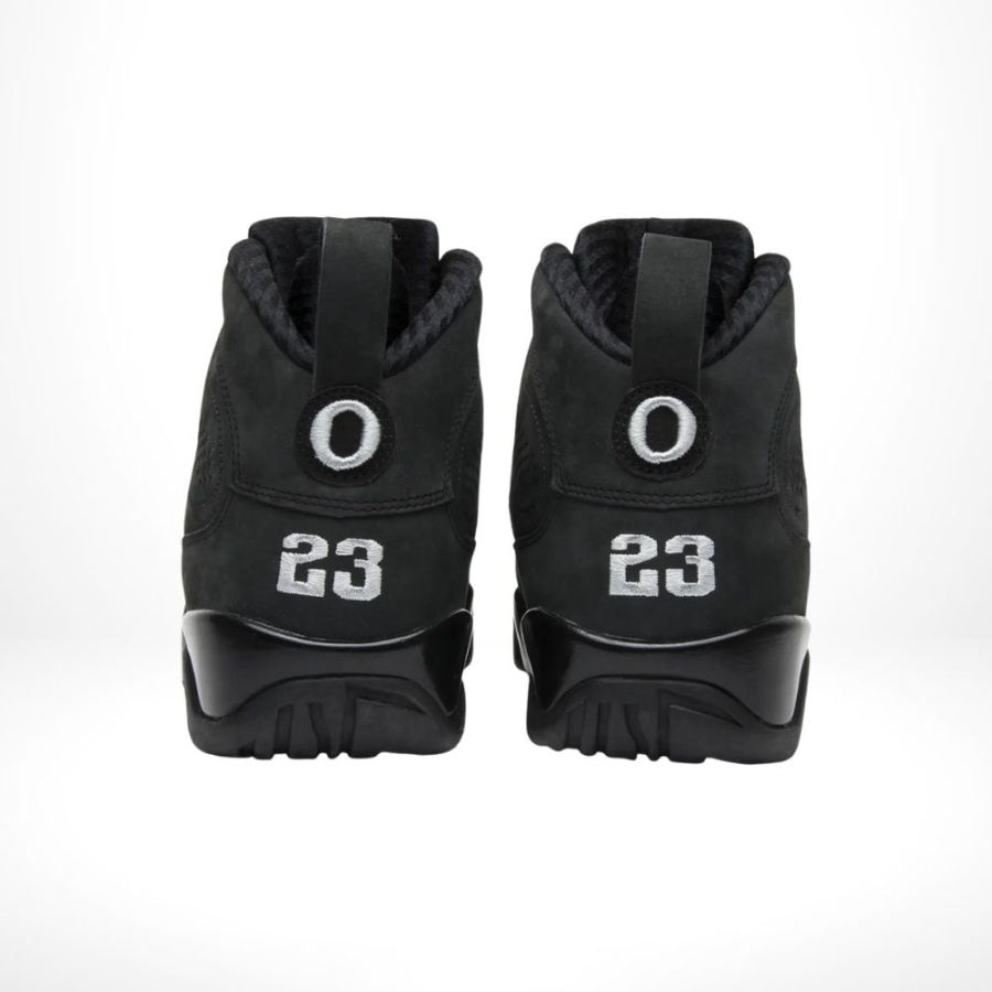Rear view of Air Jordan 9