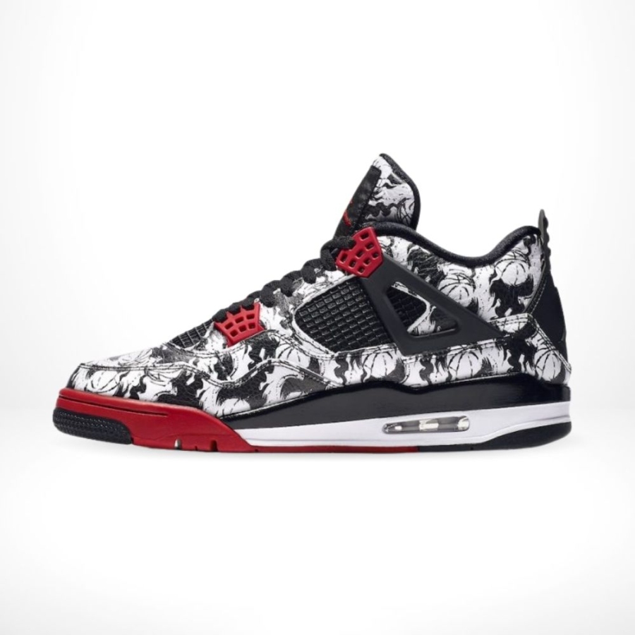 Side profile of Air Jordan 4