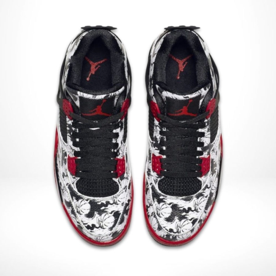 Top view of Air Jordan 4