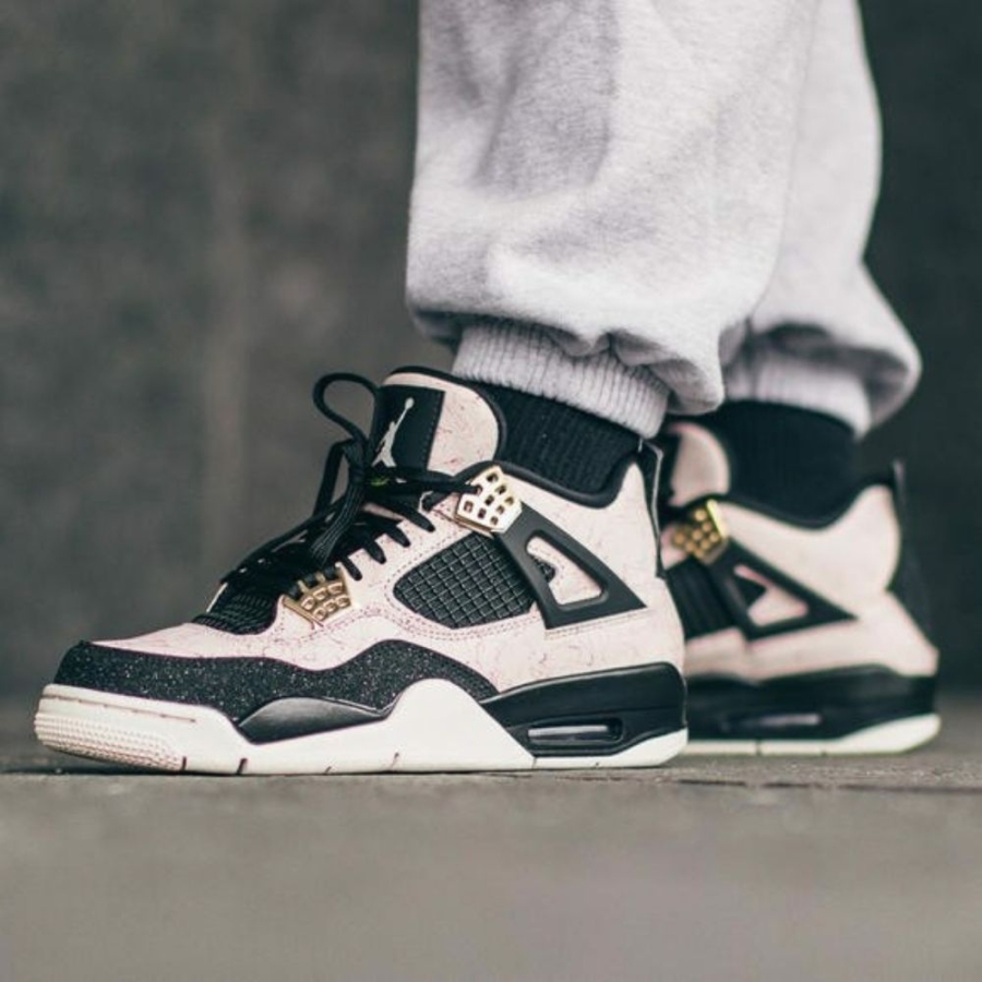 Real lifestyle image of Air Jordan 4