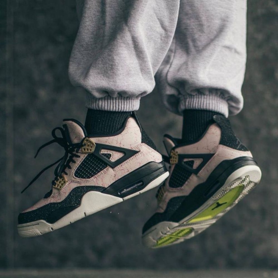 Real lifestyle image of Air Jordan 4