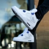 Real lifestyle image of Air Jordan 4