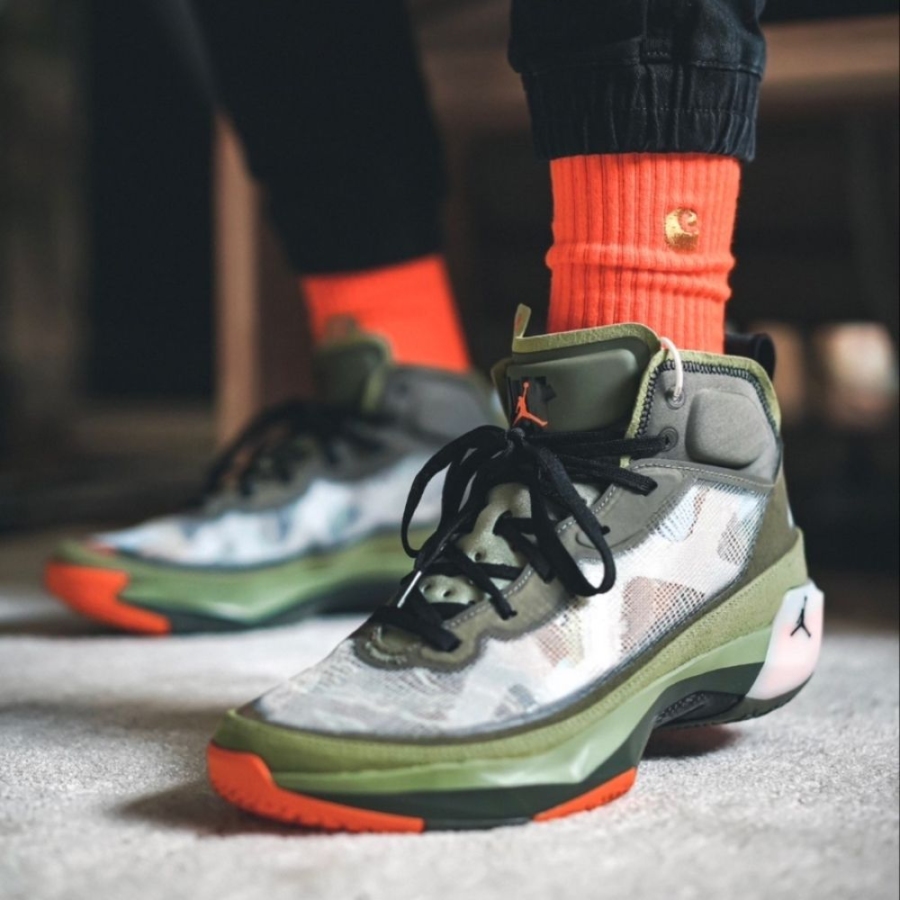 Real lifestyle image of Air Jordan 37