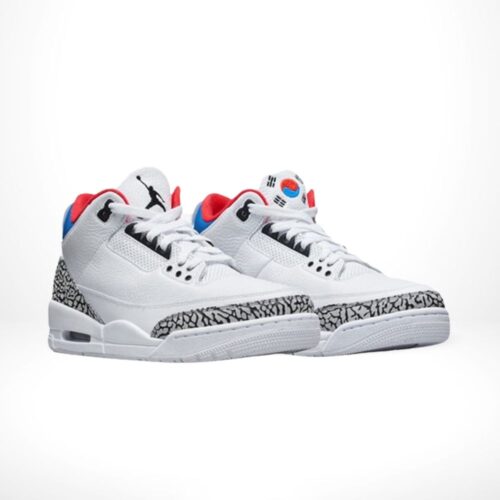 Angle view of Air Jordan 3