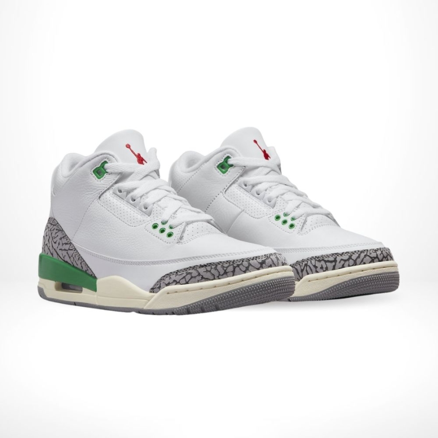Angle view of Air Jordan 3