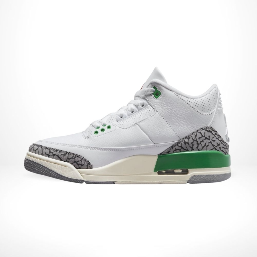 Side profile of Air Jordan 3
