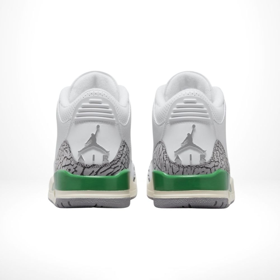Rear view of Air Jordan 3