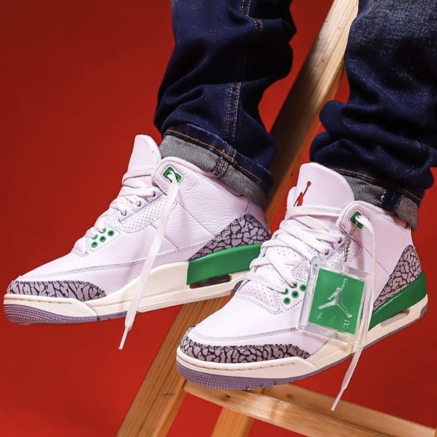 Real lifestyle image of Air Jordan 3