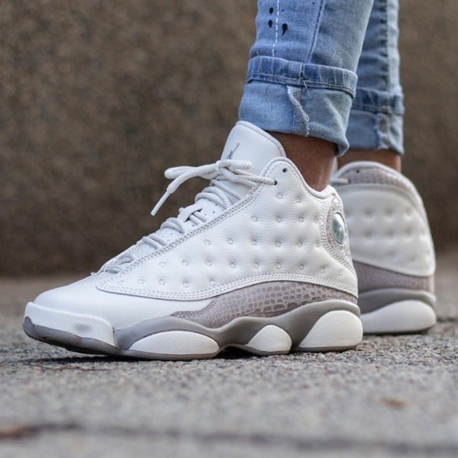 Real lifestyle image of Air Jordan 13