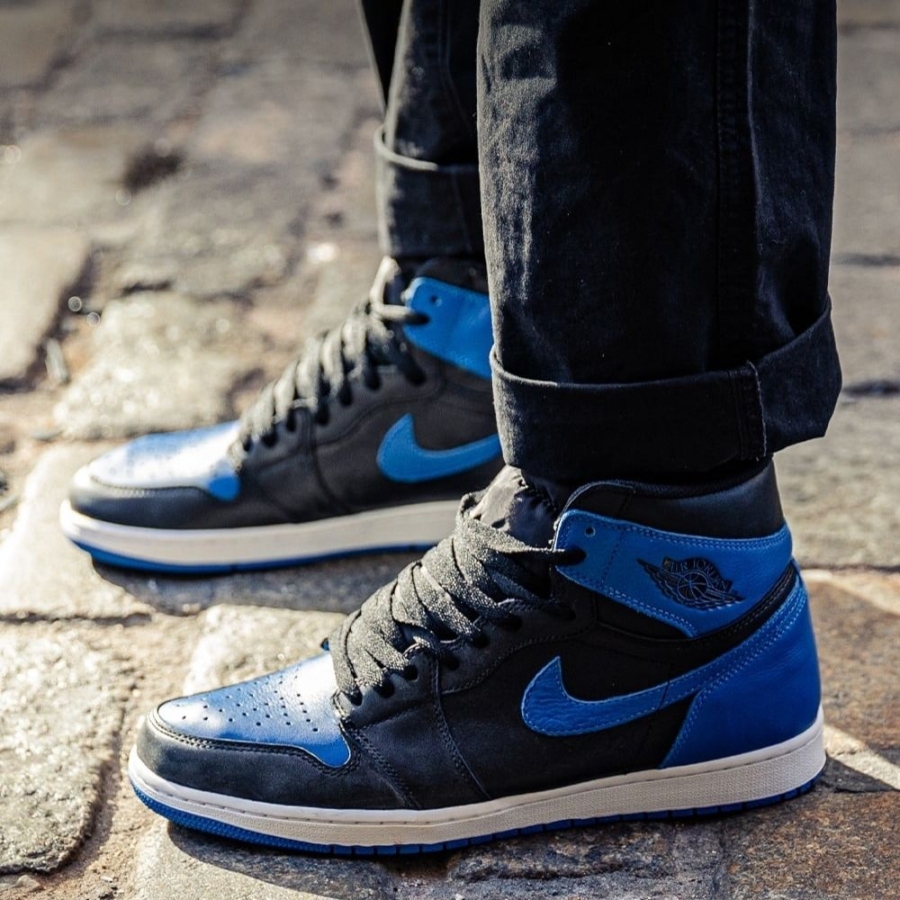 Real lifestyle image of Air Jordan 1