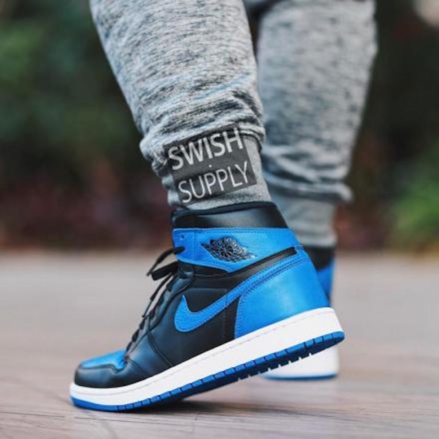 Real lifestyle image of Air Jordan 1