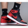 Real lifestyle image of Air Jordan 1