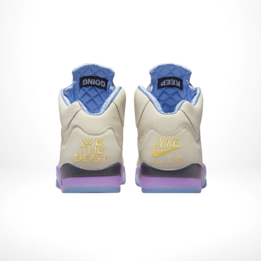 Rear view of Air Jordan 5