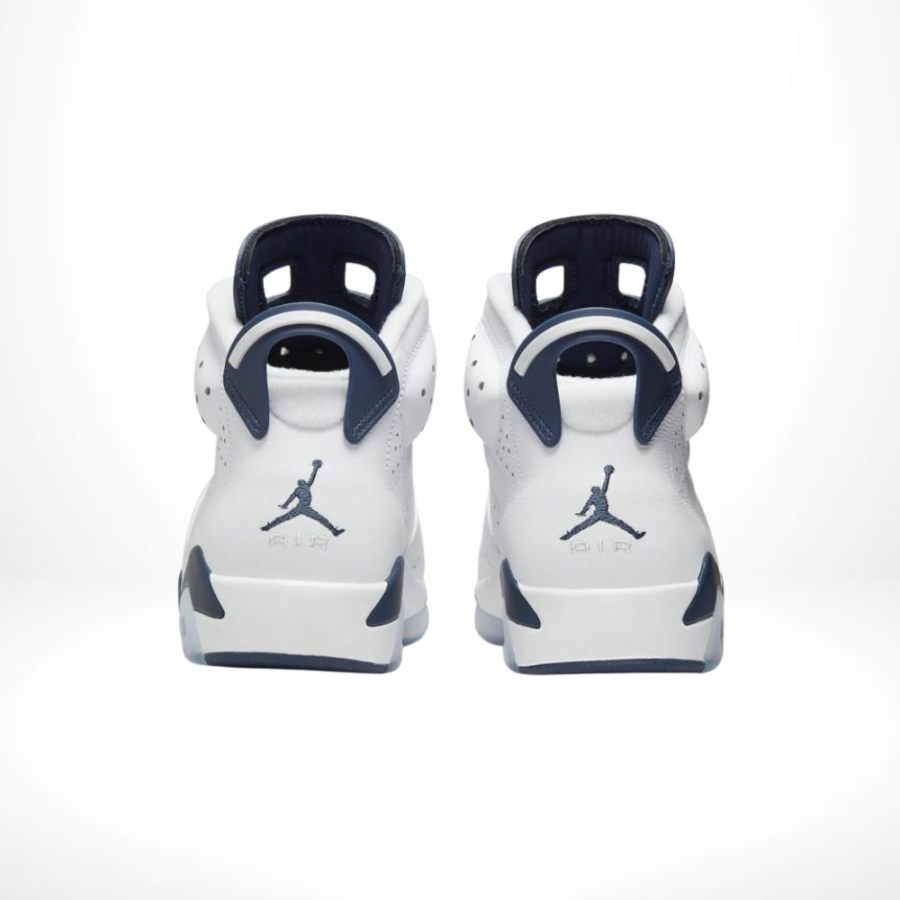 Rear view of Air Jordan 6