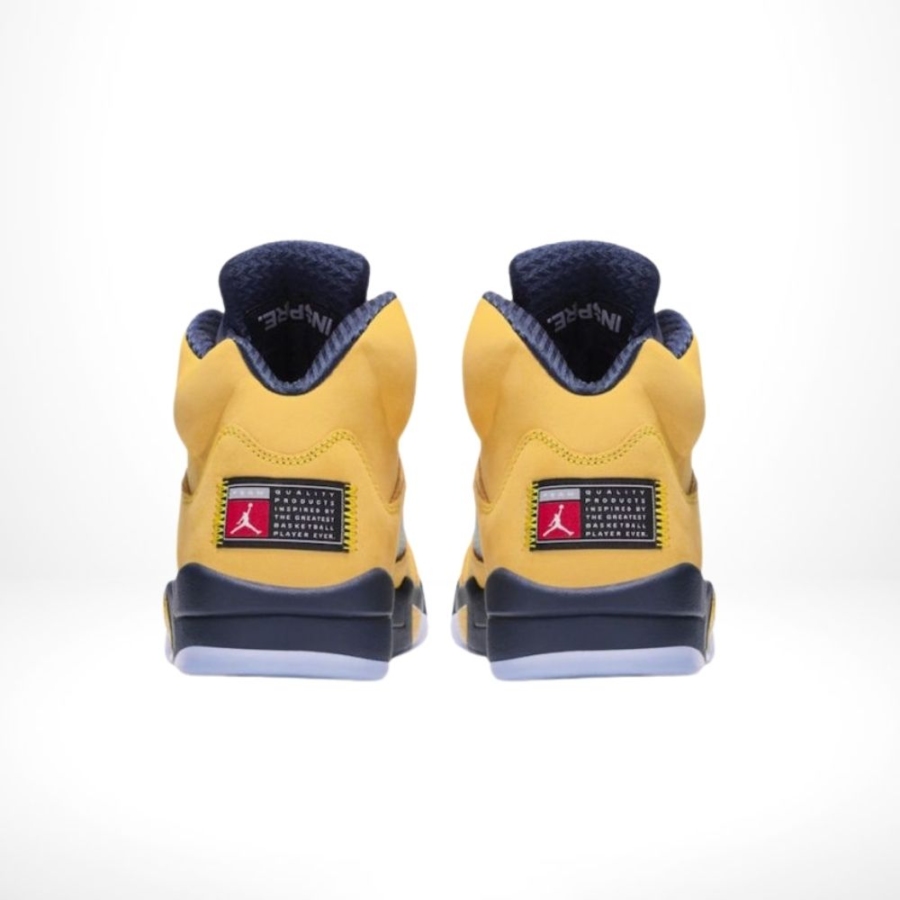 Rear view of Air Jordan 5