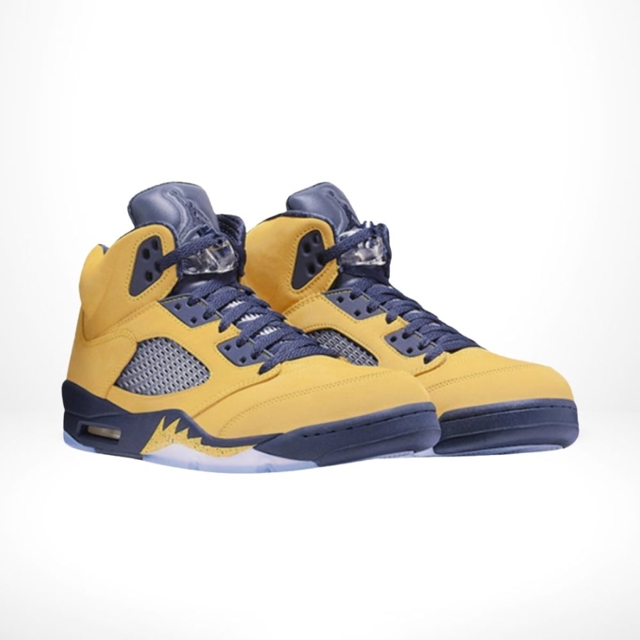 Angle view of Air Jordan 5