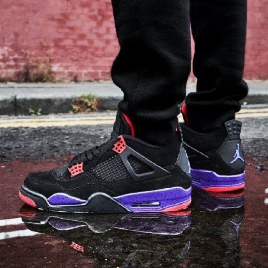 Real lifestyle image of Air Jordan 4