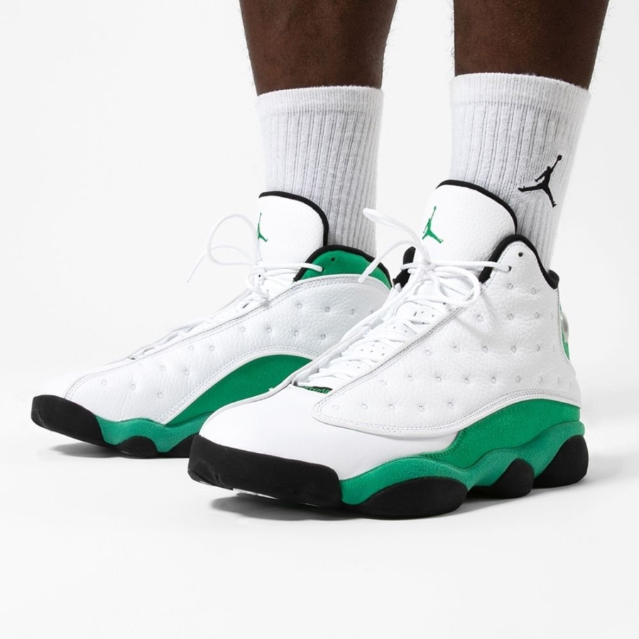 Real lifestyle image of Air Jordan 13