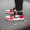 Real lifestyle image of Air Jordan 1