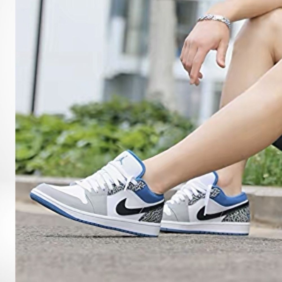 Real lifestyle image of Air Jordan 1