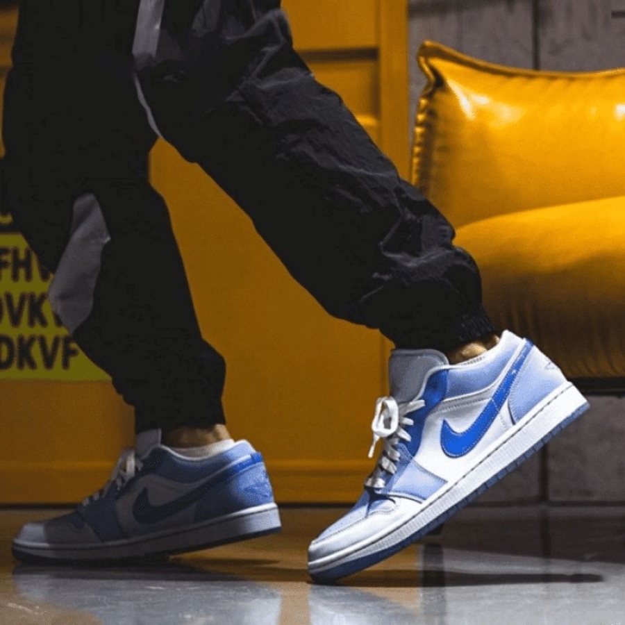 Real lifestyle image of Air Jordan 1
